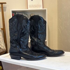 Tony Lama Black Western Boots